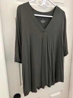 Denver Hayes Olive Green Top